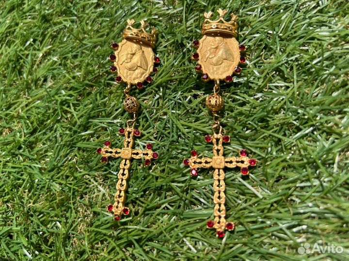 Серьги клипсы Dolce & Gabbana