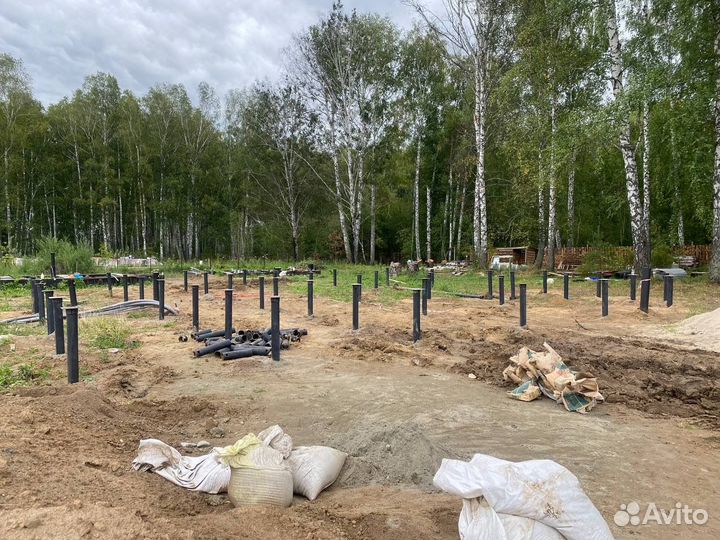 Винтовые сваи под ключ