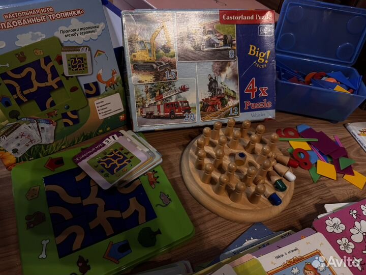 Развивающие игрушки от 3 лет пакетом