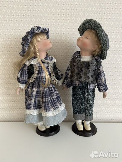 Куклы фарфоровые пара