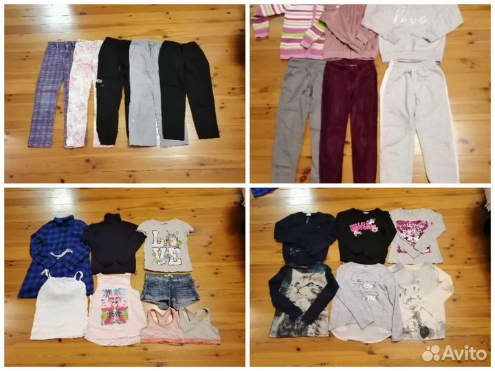 Джинсы, джоггеры, шорты, футболки, майка, 140-146