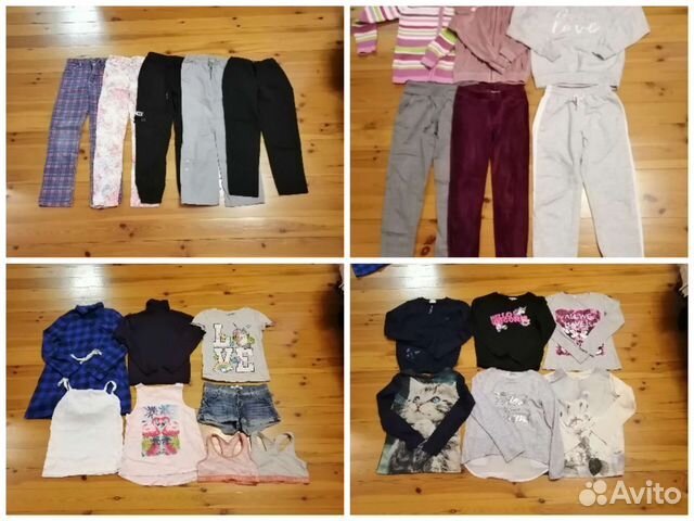 Джинсы, джоггеры, шорты, футболки, майка, 140-146