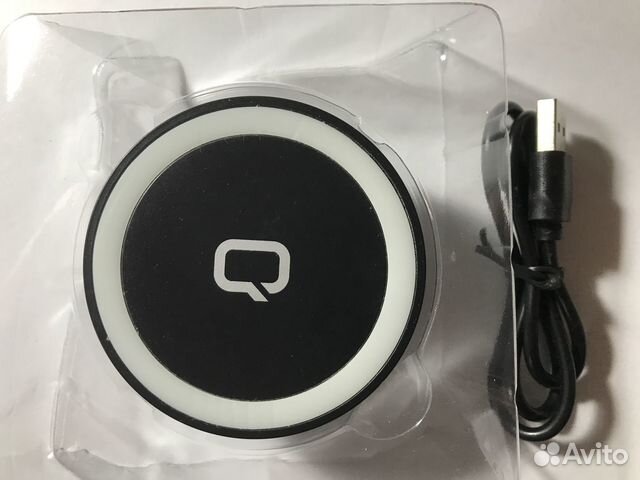 Беспроводное зарядное qumo PowerAid Qi Mini