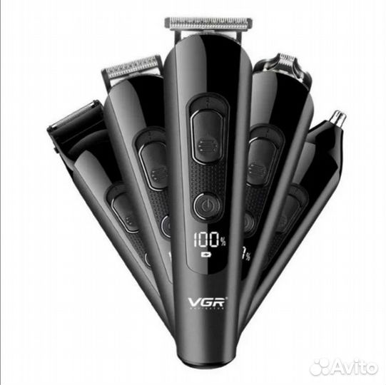 Беспроводной триммер для стрижки волос 5 в 1 VGR V