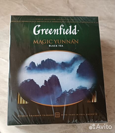 Чай черный Greenfield Magic Yunnan, 100пак