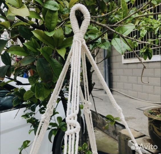 Подвесная люлька плетеная для новорожденных