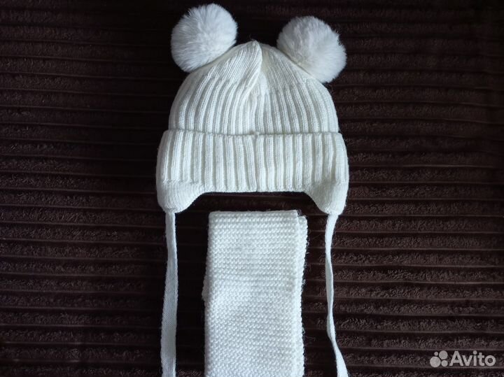 Шапка и снуд зимние