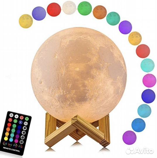 Ночник в виде луны