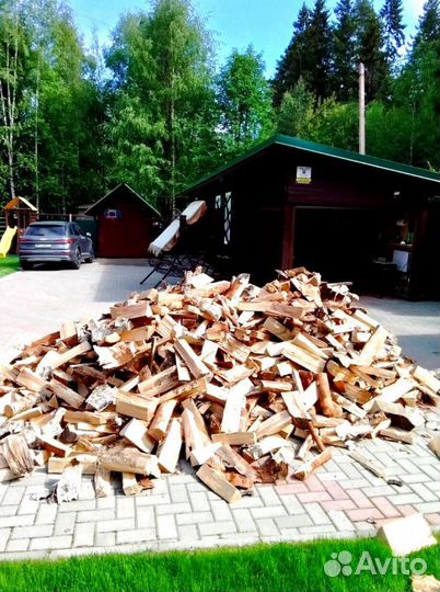 Дрова колотые сухие