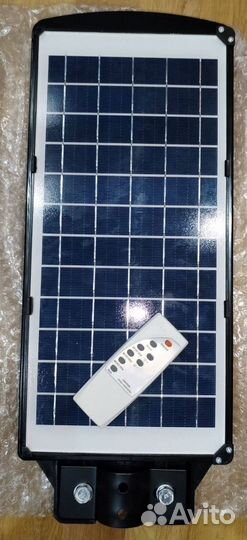 Удичный фонарь с солнечной панелью 60W