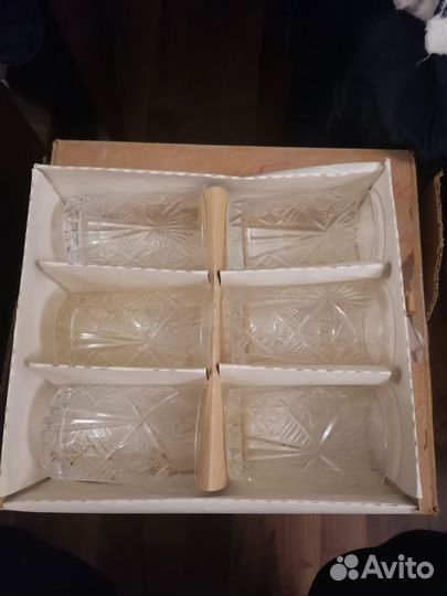 Стаканы СССР набор 6 штук