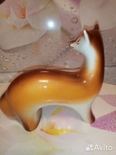 Лиса статуэтка СССР