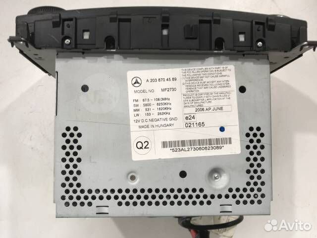 Магнитола Comand Mercedes C W203