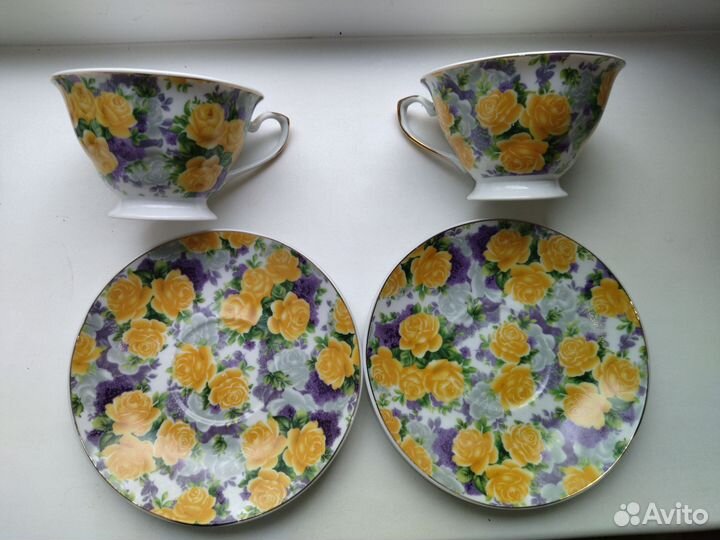 Посуда СССР чайная пара