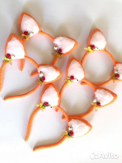 Ободок Лисы,Кошачье ушки, ушки лисы