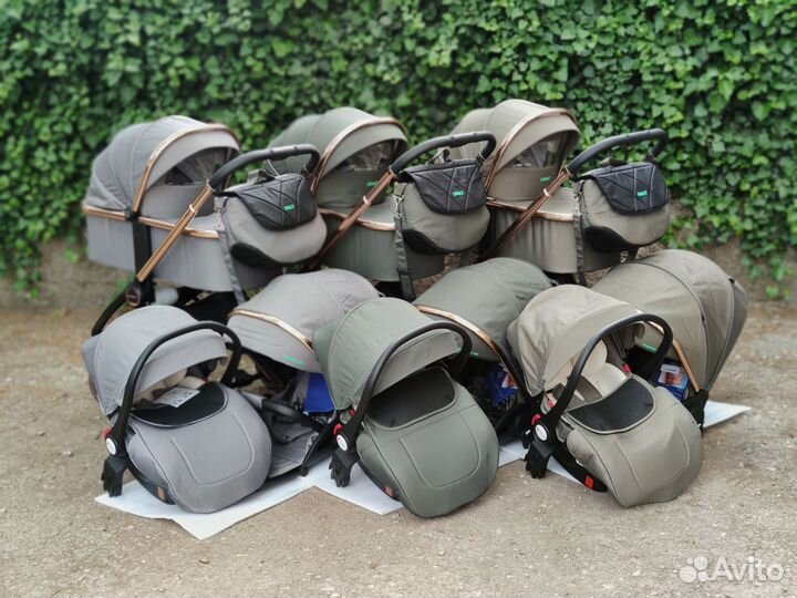 Коляски большой выбор 3в1