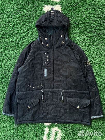 Stone island 1988 polyester microfiber smock