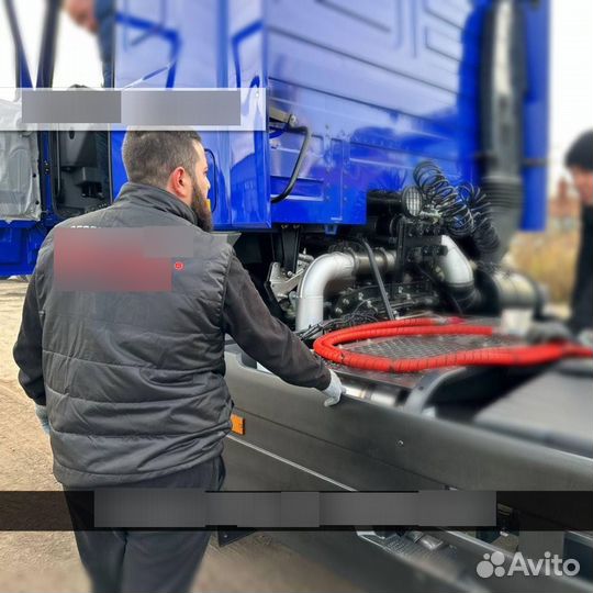 Гидрофикация тягачей установка