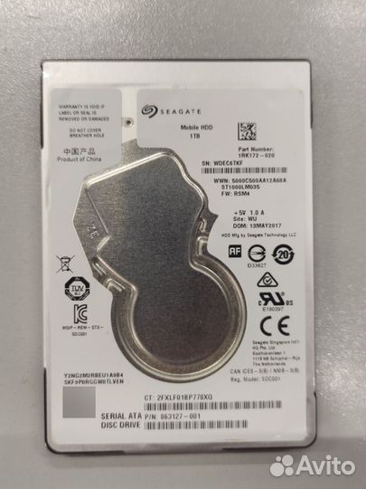 Жесткий диск 1000Gb, HDD 1Tb