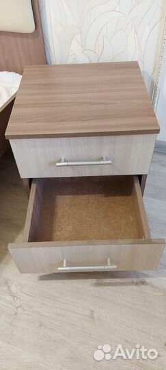 Тумба прикроватная бу Ясень шимо свет/тём 2 шт