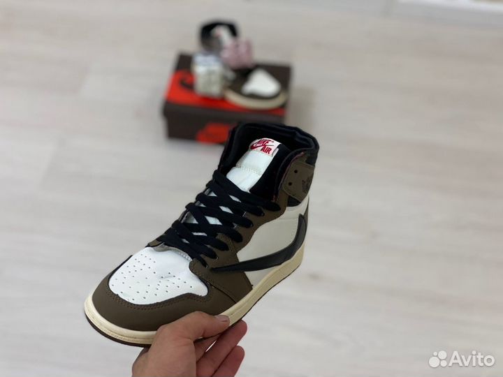 Кроссовки Air Jordan 1 Travis Scott Cactus Jack