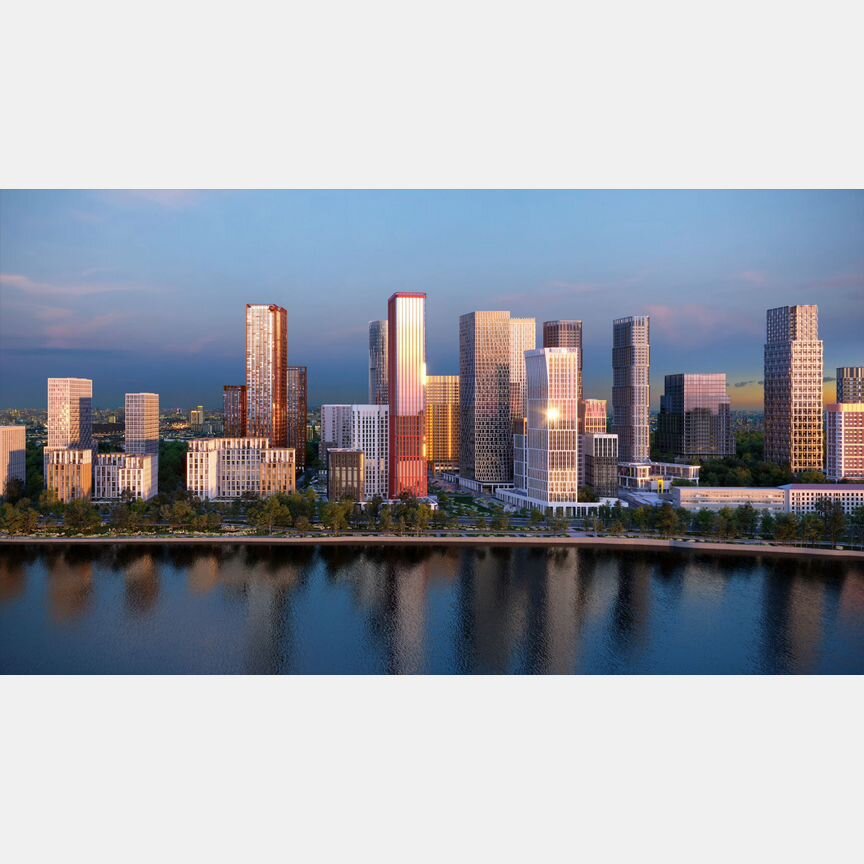 2-к. квартира, 76,8 м², 7/44 эт.