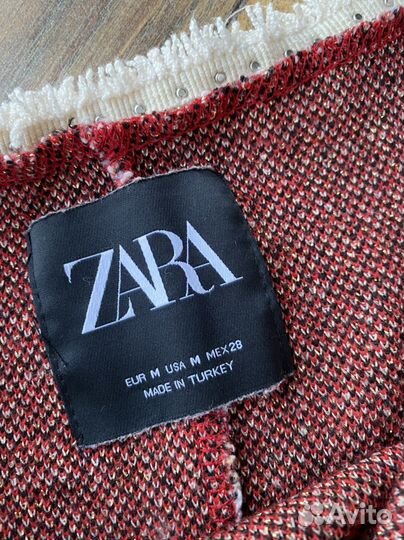 Платье твидовое zara