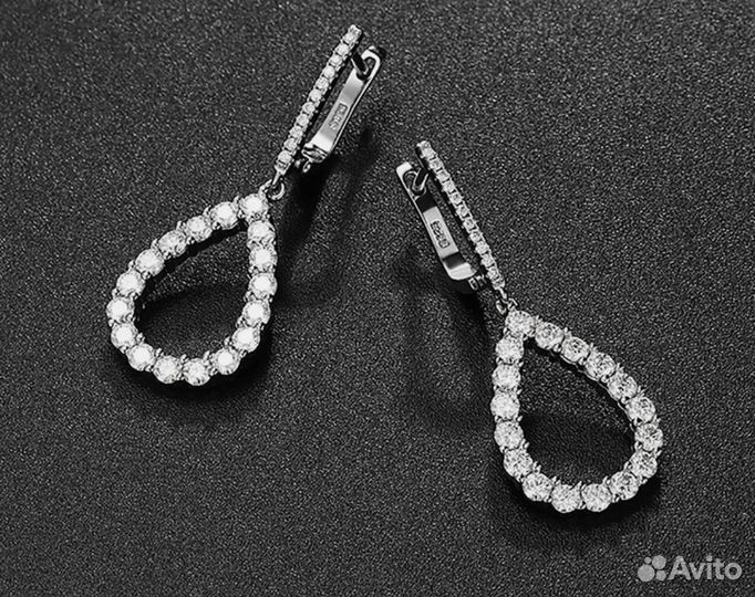 Муассанит мужское кольцо 3 ct печатка перстень