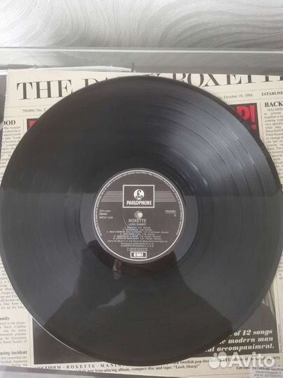 Roxette Look Sharp Sweden Parlophone вкладка