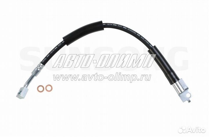 Шланг тормозной, передний правый