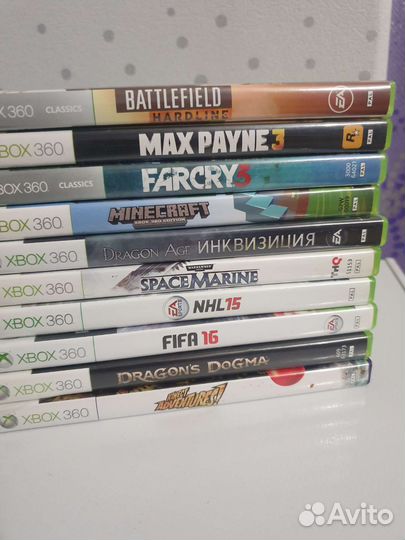 Приставка Xbox 360 с играми 2 геймпада