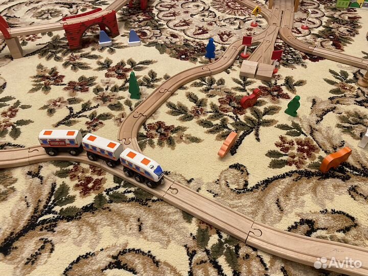 Деревянная железная дорога Balbi 2 больших набора