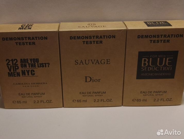 Парфюм мужской тестеры Versace Tom Ford Chanel 65м