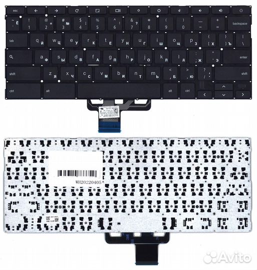 Клавиатура Asus Chromebook C200M C200MA черная