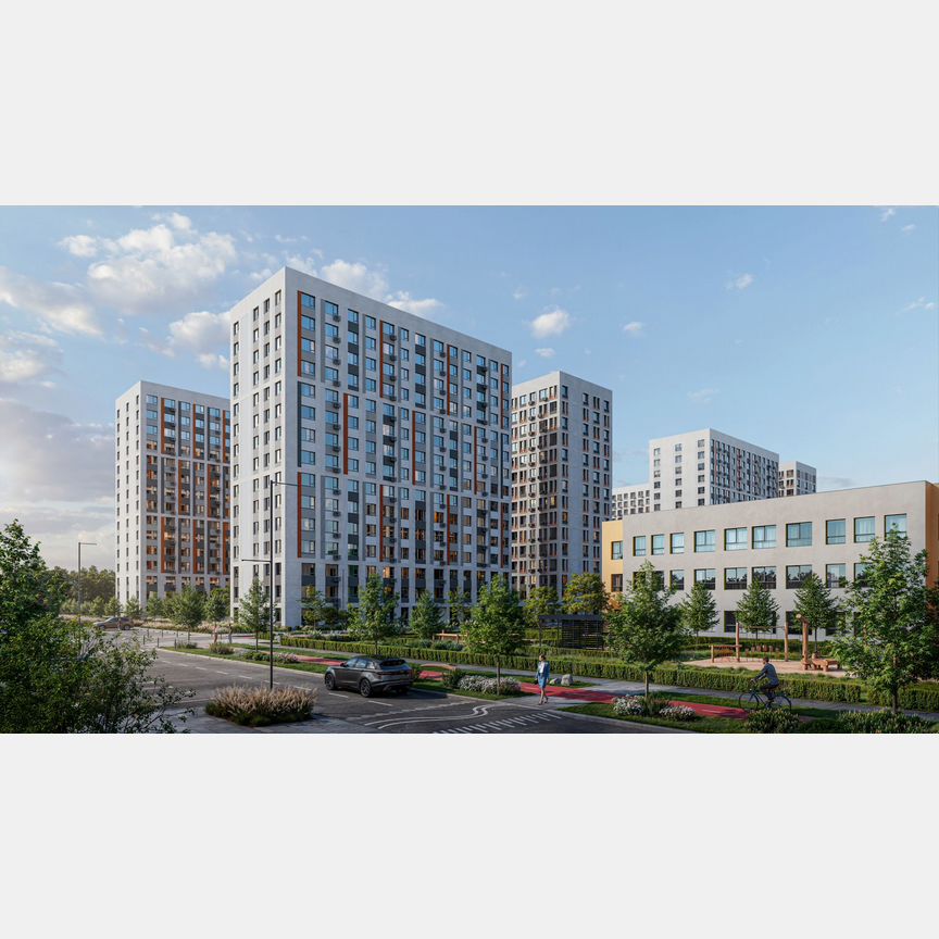 2-к. квартира, 49,7 м², 2/15 эт.
