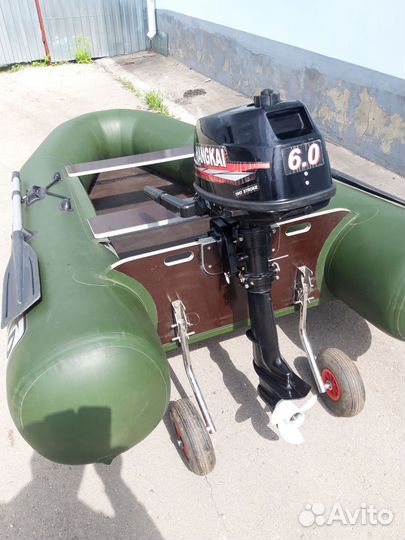 Надувная лодка пвх бу с мотором б/у