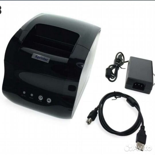Термопринтер этикеток Xprinter XP-365B черны
