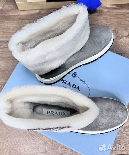 Женские ботинки Prada оригинал