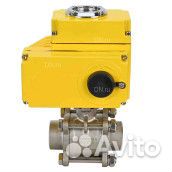 Кран шаровой DN.ru BV3232P(3pc) -FP-W-ISO-H Ду50 Ру40 полнопроходной двухходовой, нержавеющая сталь