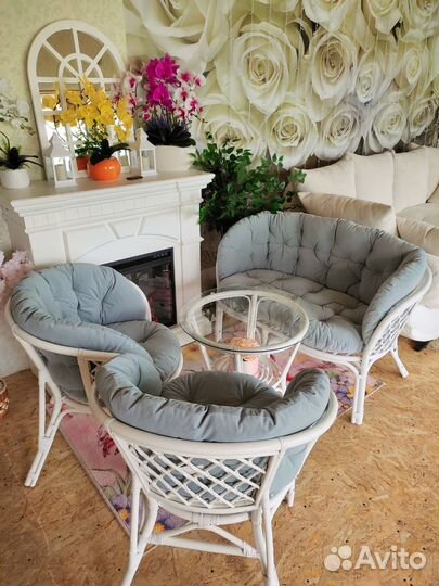 Набор мебели из ротанга на дачу веранду балкон