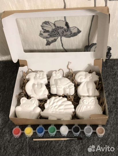 Игрушки фигурки для раскрашивания