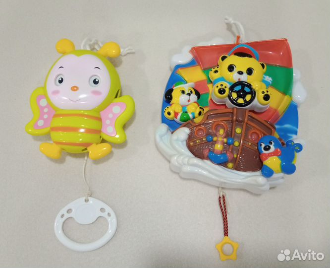 Детские игрушки и погремушки пакетом