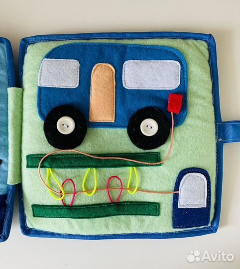 Книжка из фетра для мальчиков