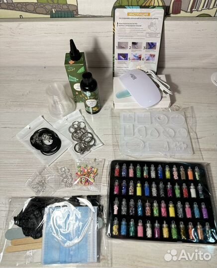 Набор для творчества из эпоксидной уф смолы