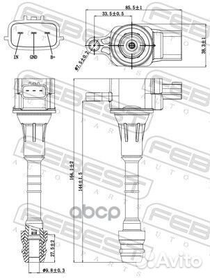 Катушка зажигания nissan almera UK make N16E 20