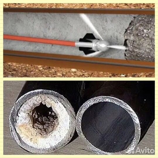 Прочистка канализации Устранение засоров