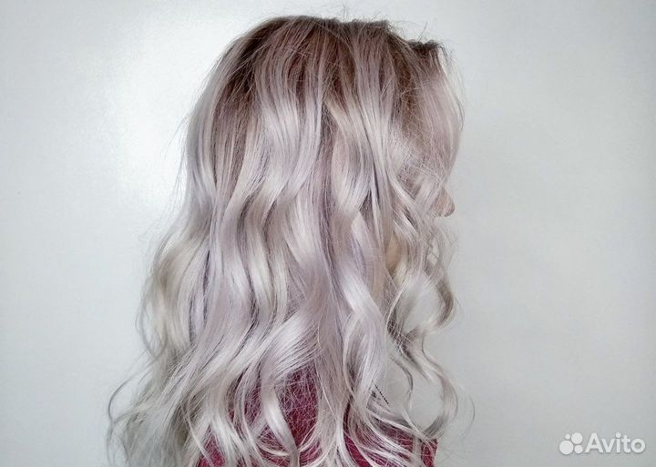 Окрашивание волос в блонд сложное окрашивание