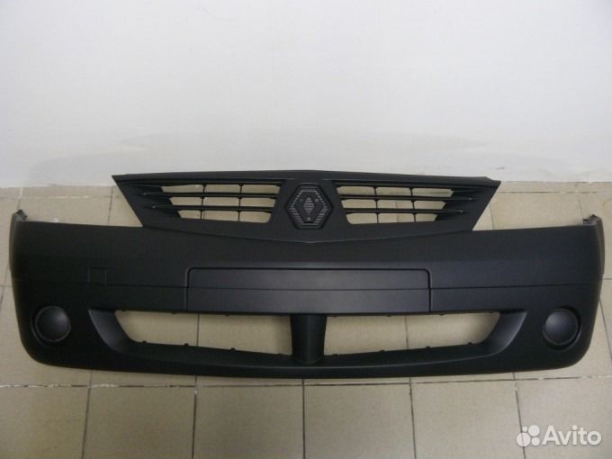 Бампер передний Renault Logan 2004-2009 фаза1