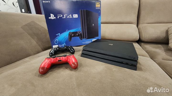 Sony playstation 4 PS4 pro 1tb с играми