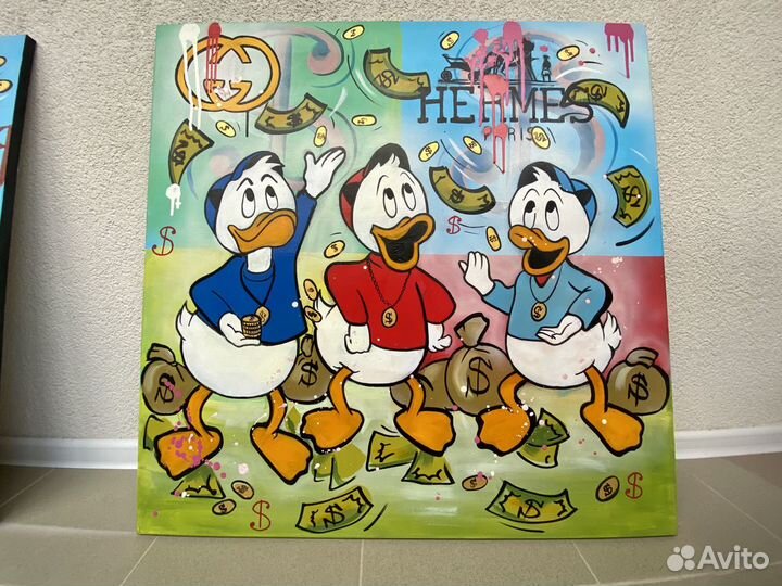 Картины Alec Monopoly Бэнкси Покрас Лампас